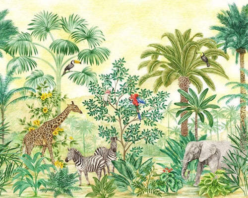 Komar Jungle Adventure Carta Da Parati In Tessuto Non Tessuto 350X280cm 7 Strisce_B01818Da F3Cd 42Af 9002 7Df5F124Aa05 | Yourdecoration.it