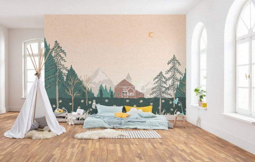 Komar Little Farm Carta Da Parati In Tessuto Non Tessuto 400X280cm 8 Strisce Ambiente_47C7B974 6362 40De 833C 9D2A3C8Cc225 | Yourdecoration.it