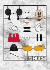 Komar Mickey Kit Carta Da Parati In Tessuto Non Tessuto 200X280cm 4 Strisce_2F862474 2A87 48Da 84D5 Ebbea18C9Ccf | Yourdecoration.it