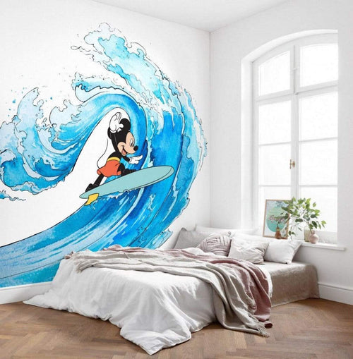 Komar Mickey Surfing Carta Da Parati In Tessuto Non Tessuto 300X280cm 6 Strisce Ambiente_Eb213B84 8333 4847 A0B2 930F57F4D31D | Yourdecoration.it