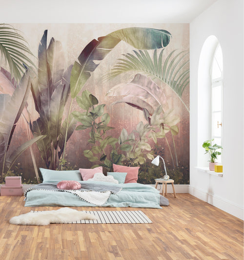 komar rainforest mist carta da parati in tessuto non tessut 350x250cm 7 strisce ambiente | Yourdecoration.it