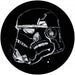 Komar Star Wars Ink Stormtrooper Autoadesiva Carta Da Parati 125X125cm Rotonda | Yourdecoration.it