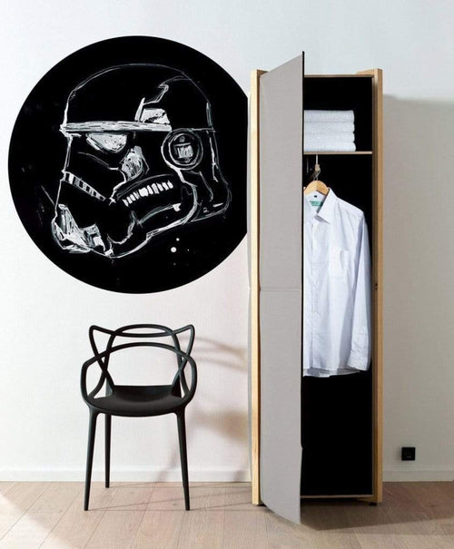 Komar Star Wars Ink Stormtrooper Autoadesiva Carta Da Parati 128X128cm Rotonda Ambiente_0257Cdfb 80Ca 4A5D Baf3 A0267A1D5Bc6 | Yourdecoration.it