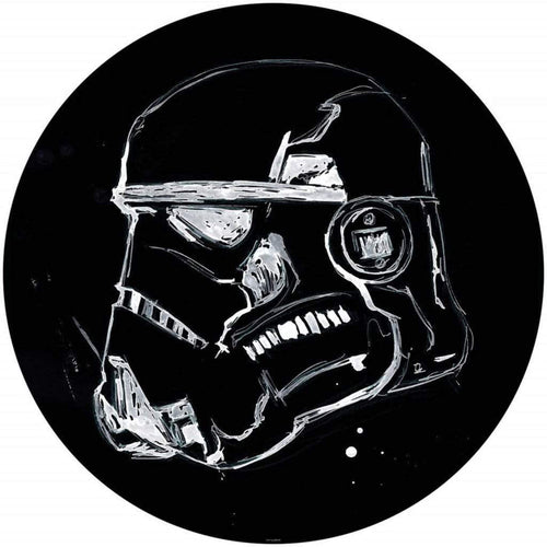 Komar Star Wars Ink Stormtrooper Autoadesiva Carta Da Parati 128X128cm Rotonda_F49A7476 79C0 44A0 96Da 29F0012Cd6A1 | Yourdecoration.it