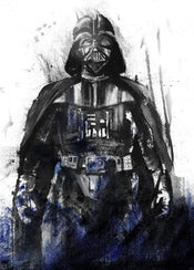 Komar Star Wars Watercolor Vader Carta Da Parati In Tessuto Non Tessuto 200X280cm 4 Strisce_46561A22 E980 4254 B7Bf C9E1F709085B | Yourdecoration.it