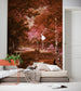 komar_vlies_carta da parati_INX4_090_Autumna_Rosso_ambiente | Yourdecoration.it