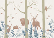 komar_vlies_carta da parati_INX8_065_Forest_Animals | Yourdecoration.it