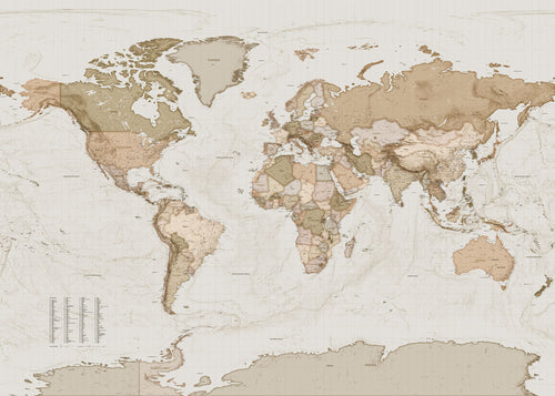 komar_vlies_carta da parati_x7_1015_earth_map | Yourdecoration.it