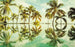 P012 Vd4 Komar Key West Carta Da Parati In Tessuto Non Tessuto 400X250cm 4 Strisce | Yourdecoration.it