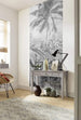 P013 Vd1 Komar Amazonia Black And White Carta Da Parati In Tessuto Non Tessuto 100X250cm 1 Baan Ambiente | Yourdecoration.it