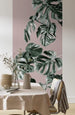 P016A Vd1 Komar Monstera Ros_C3_A9 Groen Carta Da Parati In Tessuto Non Tessuto 100X250cm 1 Baan Ambiente | Yourdecoration.it