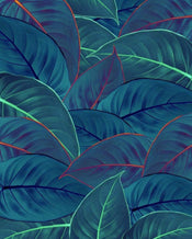 P026 Vd2 Komar Foliage Carta Da Parati In Tessuto Non Tessuto 200X250cm 2 Strisce | Yourdecoration.it