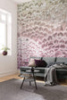 P028 Vd2 Komar Pale Feathers Carta Da Parati In Tessuto Non Tessuto 200X250cm 2 Strisce Ambiente | Yourdecoration.it