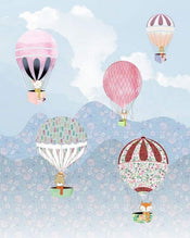 P038 Vd2 Komar Happy Balloon Carta Da Parati In Tessuto Non Tessuto 200X250cm 2 Strisce | Yourdecoration.it