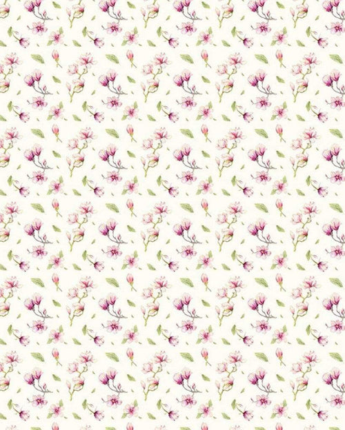 P042 Vd2 Komar Magnolia Rapport Carta Da Parati In Tessuto Non Tessuto 200X250cm 2 Strisce | Yourdecoration.it