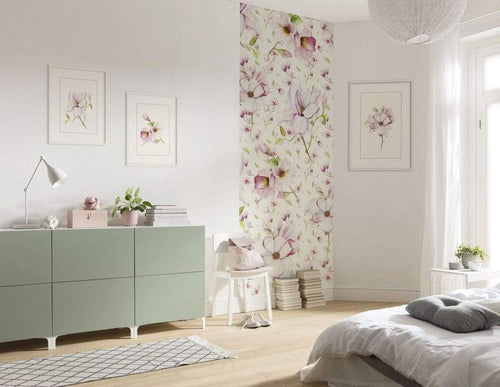 P043 Vd1 Komar Magnolia Carta Da Parati In Tessuto Non Tessuto 100X250cm 1 Baan Ambiente | Yourdecoration.it