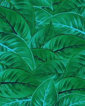 P044 Vd2 Komar Jungle Leaves Carta Da Parati In Tessuto Non Tessuto 200X250cm 2 Strisce | Yourdecoration.it