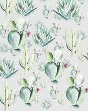 P045B Vd2 Komar Cactus Grey Carta Da Parati In Tessuto Non Tessuto 200X250cm 2 Strisce | Yourdecoration.it