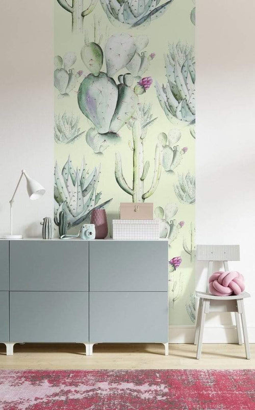 P045C Vd1 Komar Cactus Green Carta Da Parati In Tessuto Non Tessuto 100X250cm 1 Baan Ambiente | Yourdecoration.it