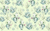 P045C Vd4 Komar Cactus Green Carta Da Parati In Tessuto Non Tessuto 400X250cm 4 Strisce | Yourdecoration.it