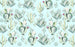 P045D Vd4 Komar Cactus Blue Carta Da Parati In Tessuto Non Tessuto 400X250cm 4 Strisce | Yourdecoration.it