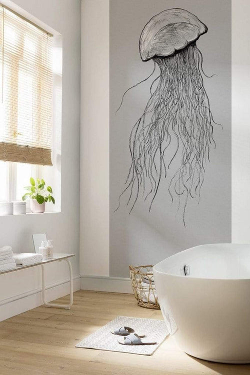 P081 Vd1 Komar Jellyfish Carta Da Parati In Tessuto Non Tessuto 100X250cm 1 Baan Ambiente | Yourdecoration.it