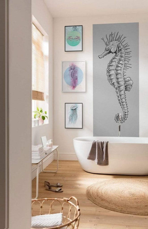 P082 Vd1 Komar Seahorse Carta Da Parati In Tessuto Non Tessuto 100X250cm 1 Baan Ambiente | Yourdecoration.it