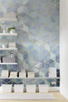 P092B Vd2 Komar Mosaik Azzuro Carta Da Parati In Tessuto Non Tessuto 200X250cm 2 Strisce Ambiente | Yourdecoration.it