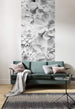 P962 Vd1 Komar Shades Black And White Carta Da Parati In Tessuto Non Tessuto 100X250cm 1 Baan Ambiente | Yourdecoration.it