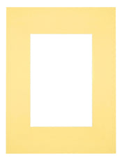 Passepartout Dimensione Cornice 18x24 cm - Formato Immagine 10x15 cm - Giallo