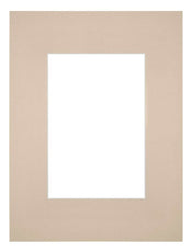 Passepartout Dimensione Cornice 18x24 cm - Formato Immagine 10x15 cm - Beige