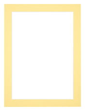 Passepartout Dimensione Cornice 18x24 cm - Formato Immagine 12x18 cm - Giallo