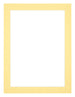 Passepartout Dimensione Cornice 18x24 cm - Formato Immagine 12x18 cm - Giallo