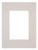 Passepartout Dimensione Cornice 18x24 cm - Formato Immagine 10x15 cm - Granito Grigio