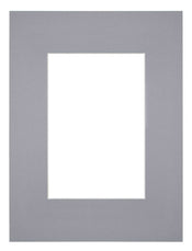 Passepartout Dimensione Cornice 18x24 cm - Formato Immagine 10x15 cm - Grigio