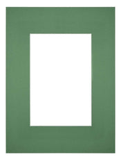 Passepartout Dimensione Cornice 18x24 cm - Formato Immagine 10x15 cm - Foresta Verde