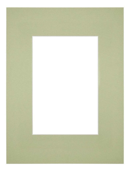 Passepartout Dimensione Cornice 18x24 cm - Formato Immagine 10x15 cm - Menta Verde