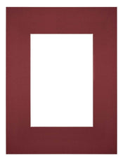 Passepartout Dimensione Cornice 18x24 cm - Formato Immagine 10x15 cm - Vino Rosso