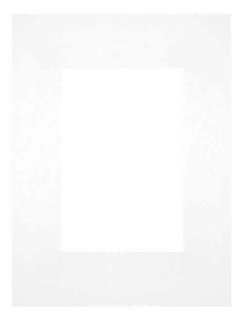 Passepartout Dimensione Cornice 18x24 cm - Formato Immagine 10x15 cm - Bianco