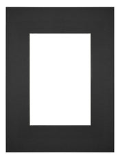 Passepartout Dimensione Cornice 18x24 cm - Formato Immagine 10x15 cm - Nero