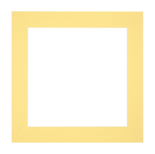 Passepartout Dimensione Cornice 20x20 cm - Formato Immagine 15x15 cm - Giallo