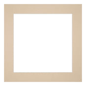 Passepartout Dimensione Cornice 20x20 cm - Formato Immagine 15x15 cm - Beige