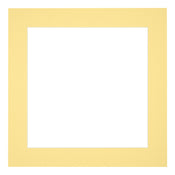 Passepartout Dimensione Cornice 20x20 cm - Formato Immagine 10x10 cm - Giallo