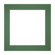 Passepartout Dimensione Cornice 20x20 cm - Formato Immagine 15x15 cm - Foresta Verde