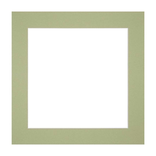 Passepartout Dimensione Cornice 20x20 cm - Formato Immagine 15x15 cm - Menta Verde