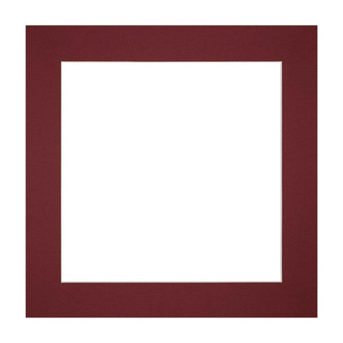 Passepartout Dimensione Cornice 20x20 cm - Formato Immagine 15x15 cm - Vino Rosso