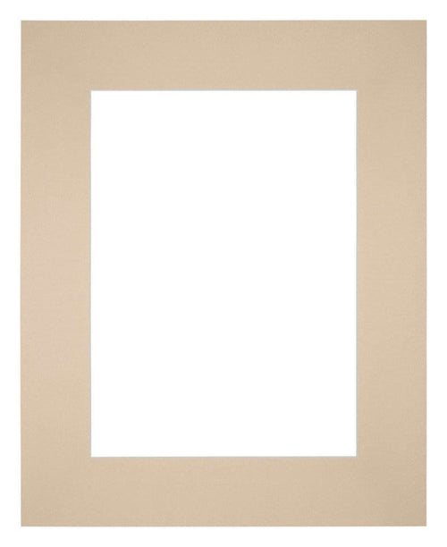 Passepartout Dimensione Cornice 20x25 cm - Formato Immagine 13x18 cm - Beige