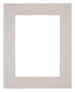 Passepartout Dimensione Cornice 20x25 cm - Formato Immagine 13x18 cm - Granito Grigio