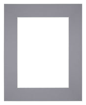 Passepartout Dimensione Cornice 20x25 cm - Formato Immagine 13x18 cm - Grigio