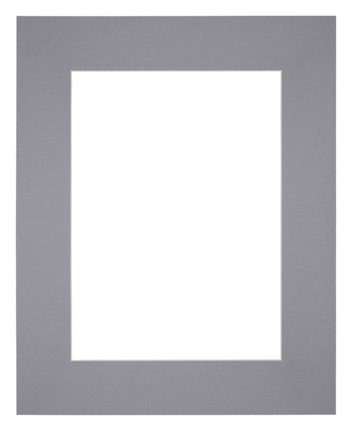 Passepartout Dimensione Cornice 20x25 cm - Formato Immagine 13x18 cm - Grigio